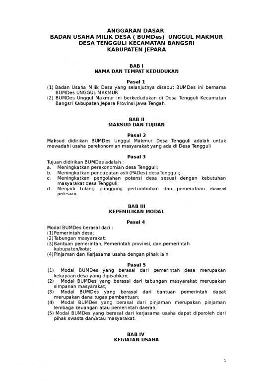 picture_Presentasi Usaha 12318 | Anggaran Dasar Bumdes | Literatur Keorganisasian Bumdes