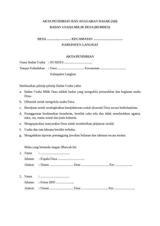 picture 2akta Pendirian Dan Anggaran Dasar4 | Literatur Keorganisasian Bumdes
