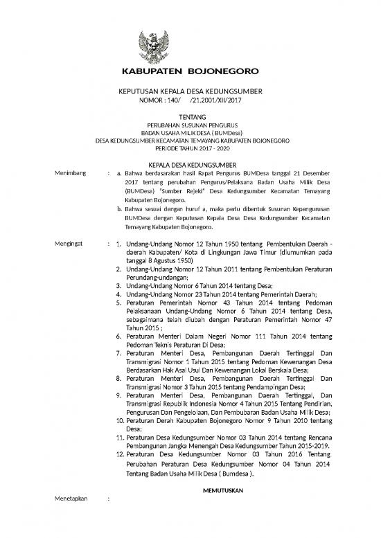 picture Presentasi Usaha 12348 | Sk Perubahan Susunan Pengurus Bumdes 2017 | Literatur Keorganisasian Bumdes