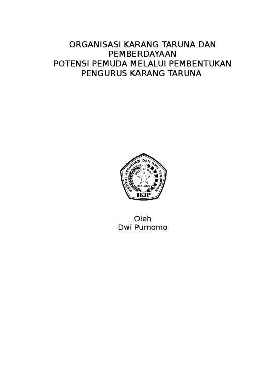picture_Makalah Tentang Pembangunan Desa 12357 | Pedoman Dasar Karang Taruna Bonang | Literatur Keorganisasian Karang Taruna