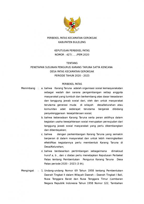 picture_Presentasi Usaha 12364 | S Karang Taruna Satya Kencana Desa Patas | Literatur Keorganisasian Karang Taruna