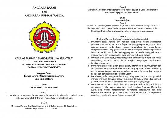 picture_Presentasi Usaha 12366 | Ad Art Karang Taruna Sejahtera Sardonoharjo Sleman | Literatur Keorganisasian Karang Taruna