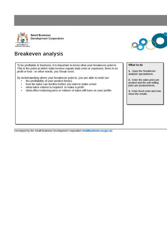 picture1_Excel Sheet Download 12392 | Breakeven Analysis Calculator | Business Form Tools