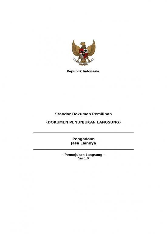 picture_Presentasi Usaha 12559 | Sdp Penunjukan Langsung Jasa Lainnya Dokumen Penunjukan Langsung
