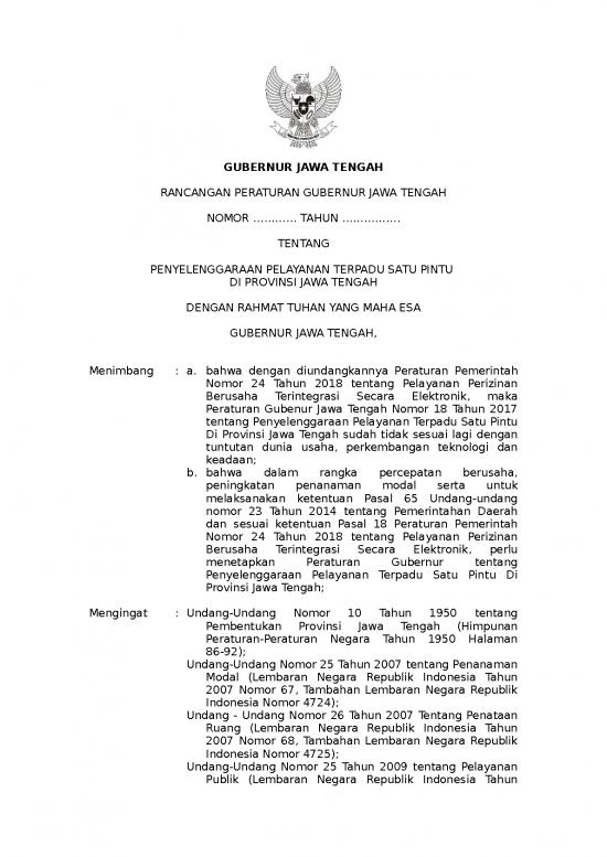 picture_Presentasi Usaha 12650 | Rapergub Penyelenggaraan Ptsp