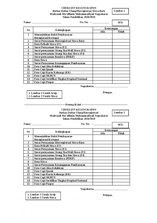 picture_File - Surat Pernyataan Id 12985 | Blanko Daftar Ulang Siswa Baru 2018 2019 F1 F2 F3 F4