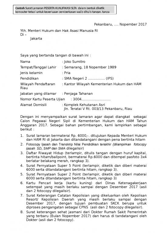 picture1_Hak Asasi Manusia 12986 | 02 Contoh Lamaran