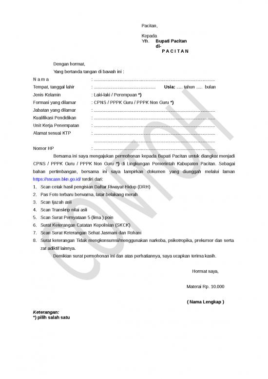 picture_Surat Lamaran Asn Pacitan 2021