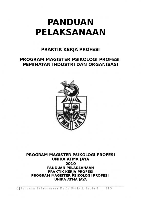 picture_Laporan Doc 13095 | Psikologi Magister Profesi Petunjuk Pelaksanaan Praktik Kerja Profesi Psikolog Pio