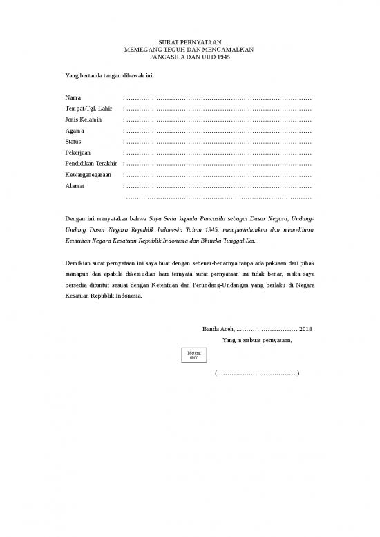 picture1_File - Surat Pernyataan Id 13119 | Surat Pernyataan Memegang Teguh Dan Mengamalkan Pancasila