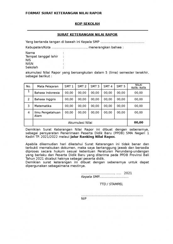 picture_File - Surat Keterangan Nilai Id 13164 | Surat Keterangan Nilai Rapor