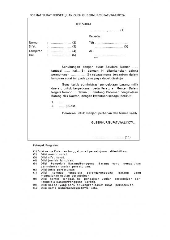 picture_Surat Persetujuan Id 13205 | Format Surat Persetujuan Oleh Bupati