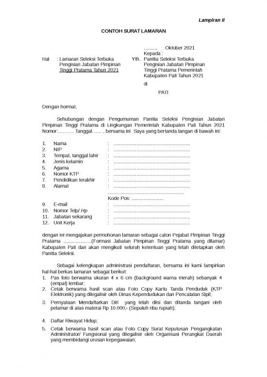 picture_Surat Lamaran Doc 13293 | Lampiran 2 8 Pengumuman Seleksi Jpt1
