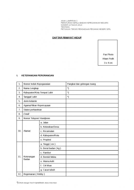 picture1_File - Daftar Riwayat Hidup Id 13317 | Blangko Daftar Riwayat Hidup