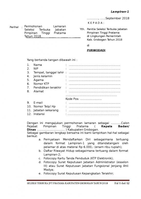 picture1_Surat Lamaran Doc 13345 | Lampiran Pengumuman Seleksi Jpt