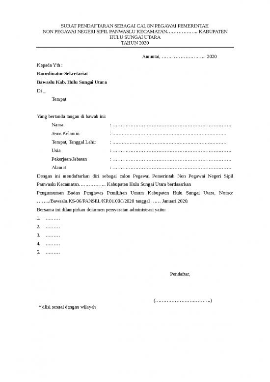 picture1_Formulir Rekrut Staf Non Pns Kecamatan