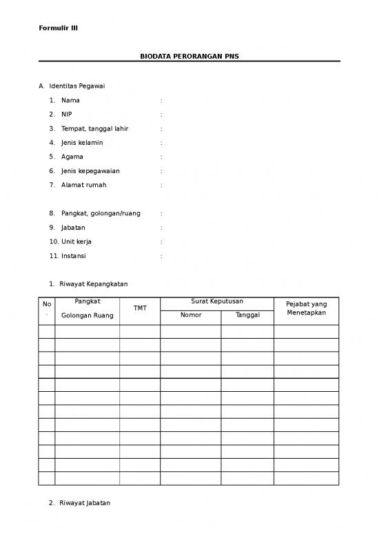 picture1_File - Daftar Riwayat Hidup | Formulir Iii Daftar Riwayat Hidup