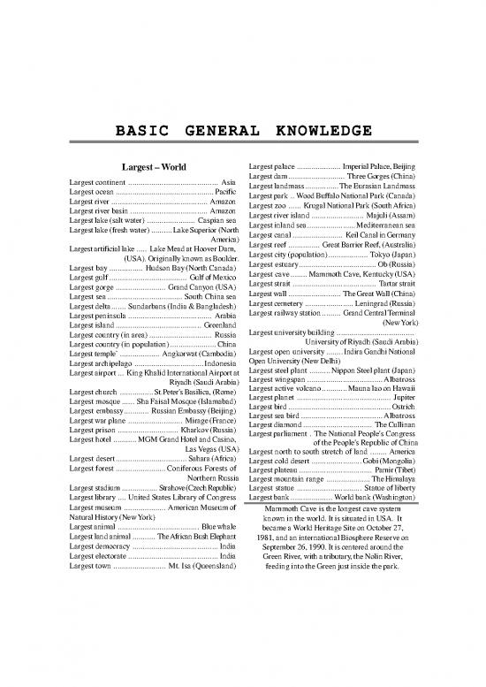 picture1_General Knowledge Pdf 123418 | 1103181300428639467 492 Basic G