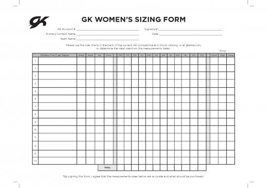 picture1_Measurements Pdf 124928 | 2020 Gk Sizing Forms