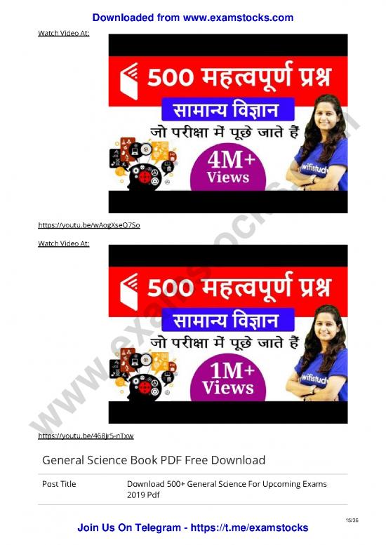 picture General Science Pdf 123512 | 500 General Science Pdf In English Wwexamstockcom