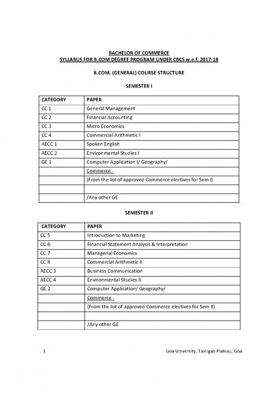 picture_Economics Pdf 125266 | 87 Cbcs Syllabus Syllabus For Bachelor Of Commerce  General  Degree Program Under Cbcs