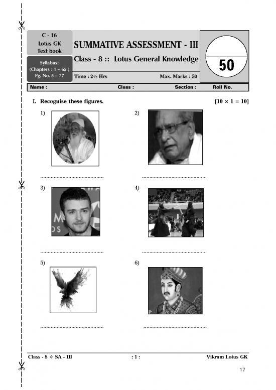 picture1_General Knowledge Pdf 123348 | 8th Lotus Gk Sa Iii