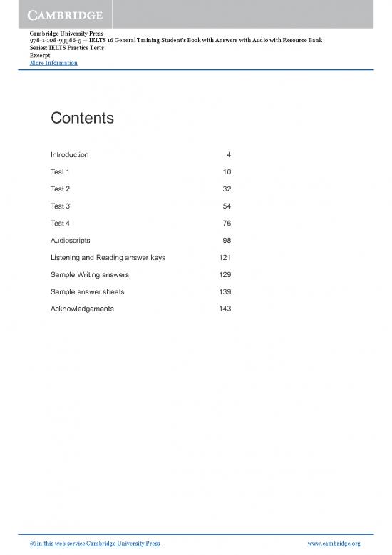 picture_Ielts General Listening Practice Test With Answers Pdf 124451 | 9781108933865 Excerpt