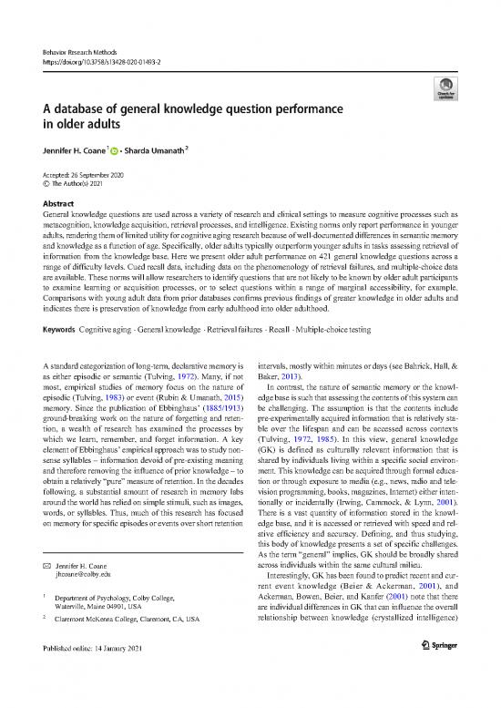 picture General Knowledge 2021 Pdf 122873 | A Database Of General Knowledge Question Performance In Older Adults