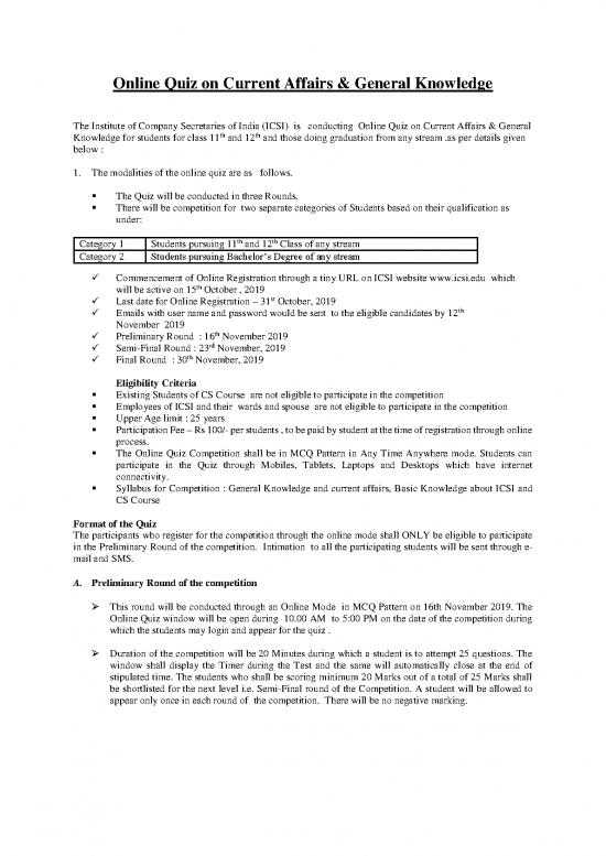 picture1_General Knowledge Pdf 123549 | Announcement Online Quiz Currentaffairs And Gk