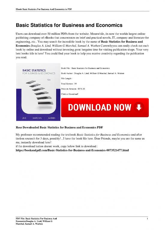 picture_Economics Pdf 125350 | Basic Statistics For Business And Economics By Douglas A Lind William G Marchal Samuel A Wathen
