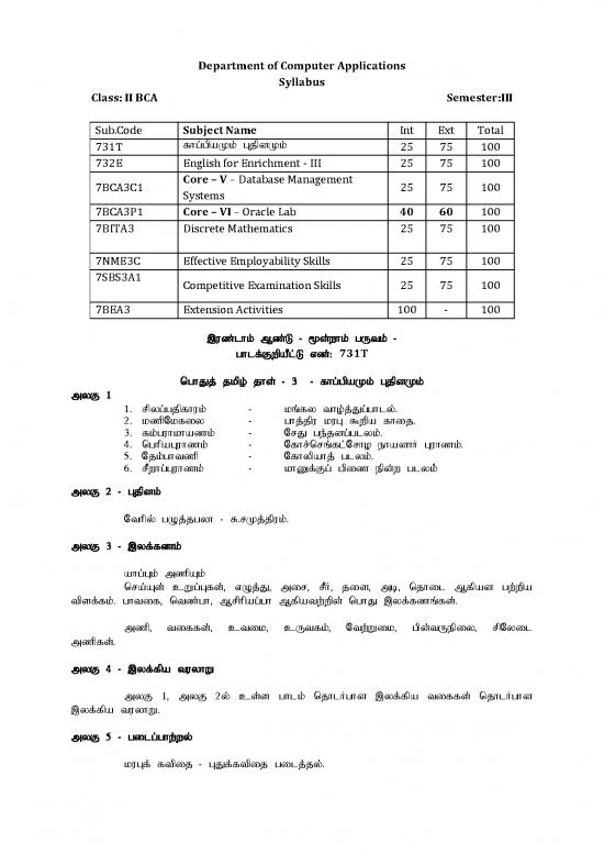 picture1_Bca Odd Semester Syllabus 2020 2021