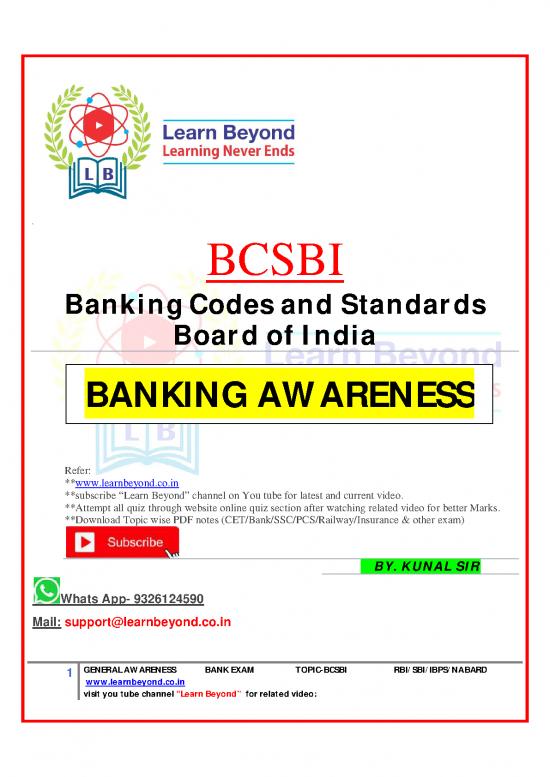 picture General Awareness Pdf 123603 | Bcsbi 1