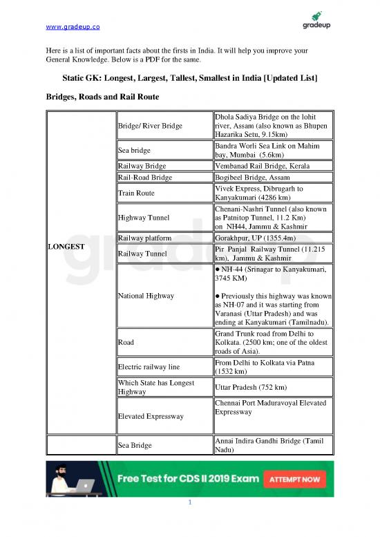 picture_General Knowledge Pdf 122793 | Biggest Tallest Eng