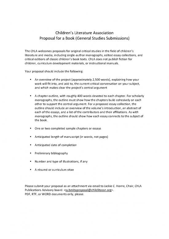 picture1_General Studies Book Pdf 124220 | Chla Gen Book Proposal Info Form