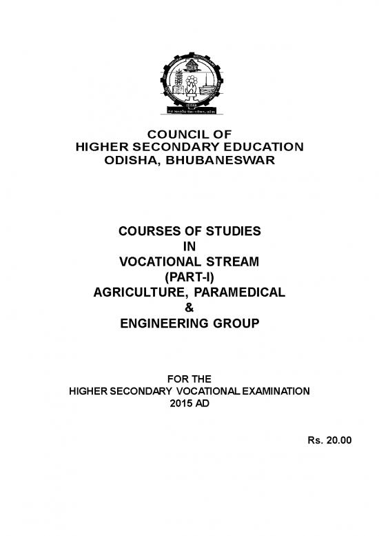 picture1_Theory Of Production Pdf 123446 | Chse Course Of Studies Vocational Stream (part I) 2015