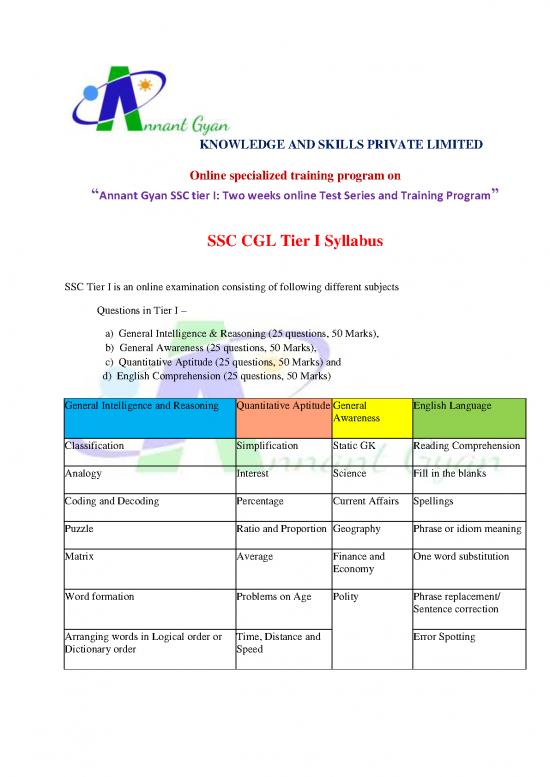 picture General Knowledge Pdf 123282 | Course Syllabus
