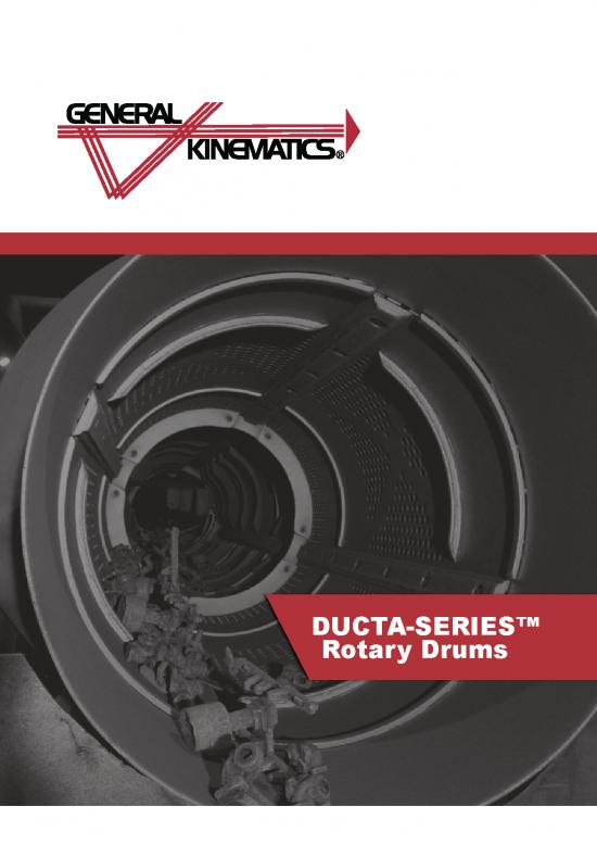 picture_Foundry Technology Pdf 123949 | Ducta Series Rotary Drum General Kinematics