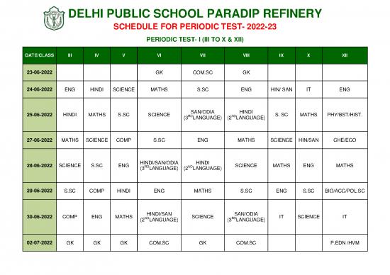 picture_Exam Schedule 2022 2023