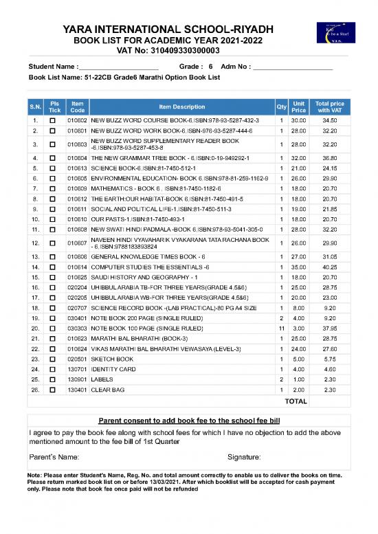 picture1_Academic Pdf 123810 | G6 Marathi Option Book List 2021 22
