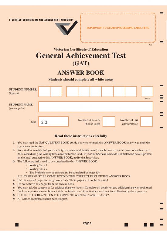 picture Gat Book Pdf 124432 | Gat2013 Answer Book