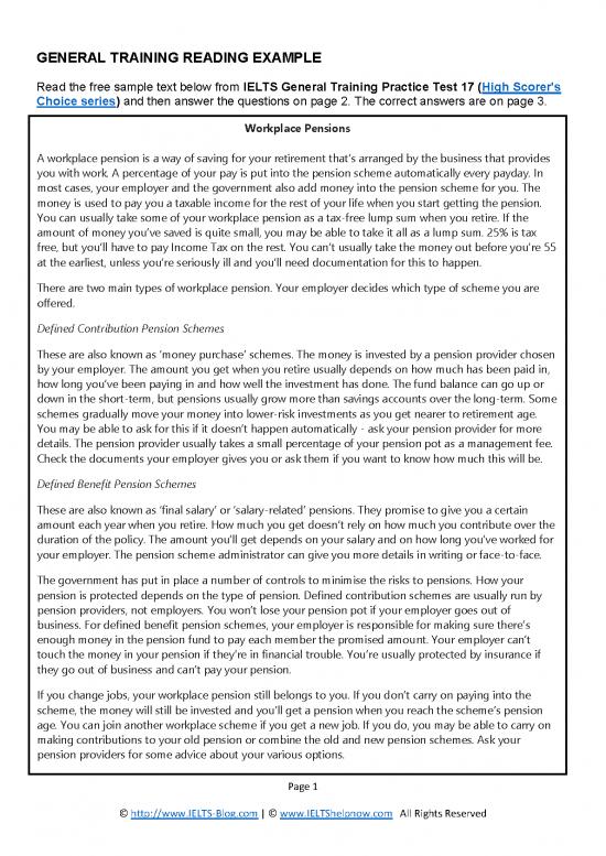 picture General Reading Pdf 123558 | General Training Reading Sample
