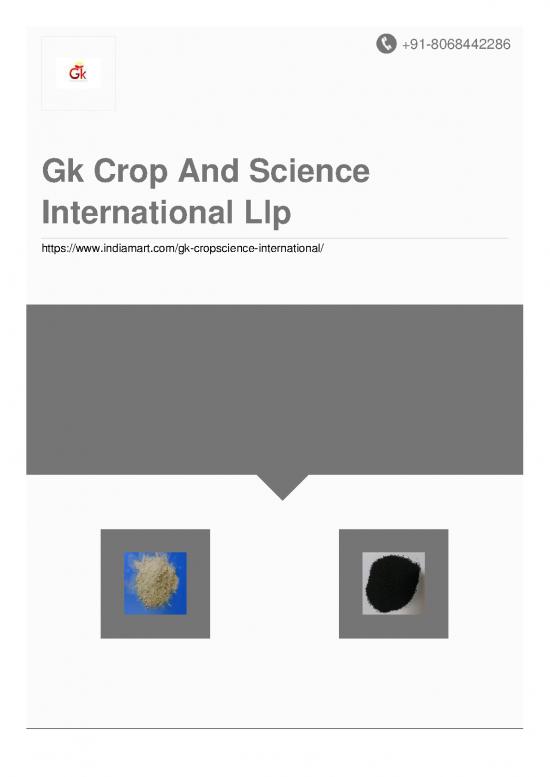 picture1_Crop Science Pdf 124294 | Gk Crop And Science International Llp
