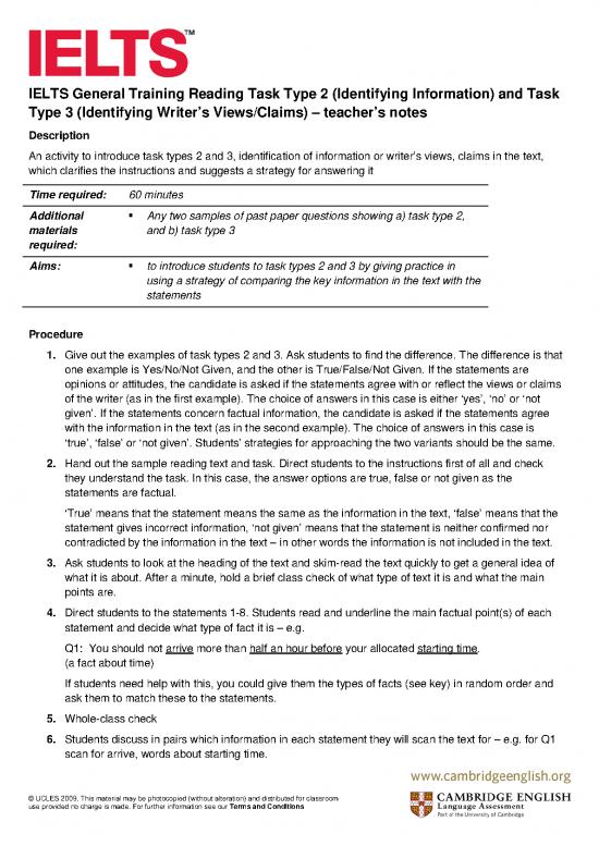 picture1_General Reading Pdf 123428 | Ielts General Training Reading Task Type 2 Identifying Information And Task Type 3 Identifying Writers Views And Claims