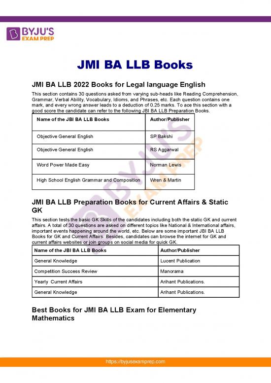 picture_Jmi Ba Llb Books 85