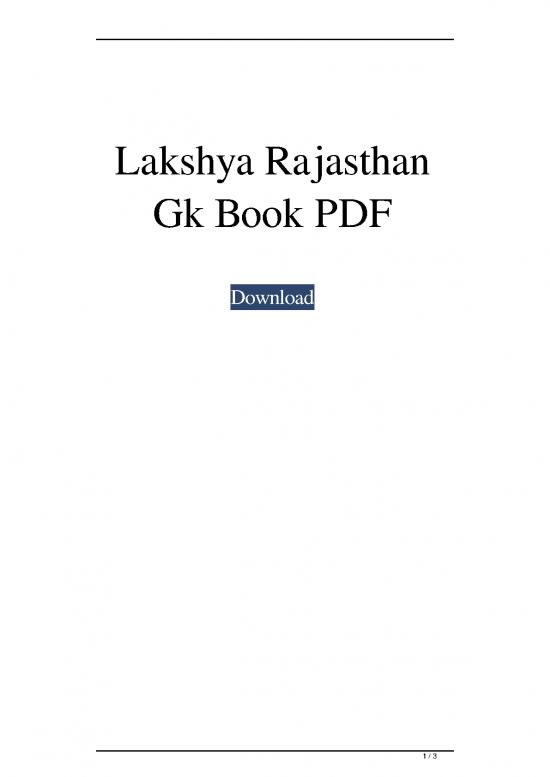 picture1_Lakshya Rajasthan Gk Book Pdf