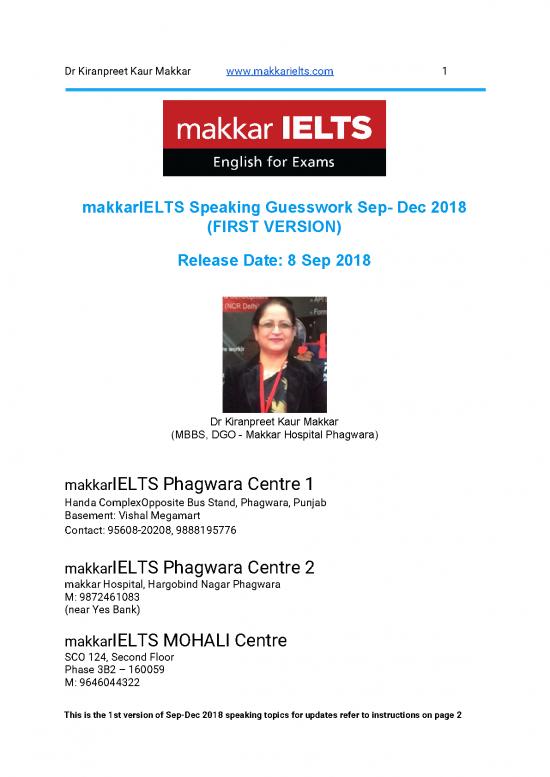 picture1_Makkarielts Speaking Guesswork Sep Dec 2018 First Version