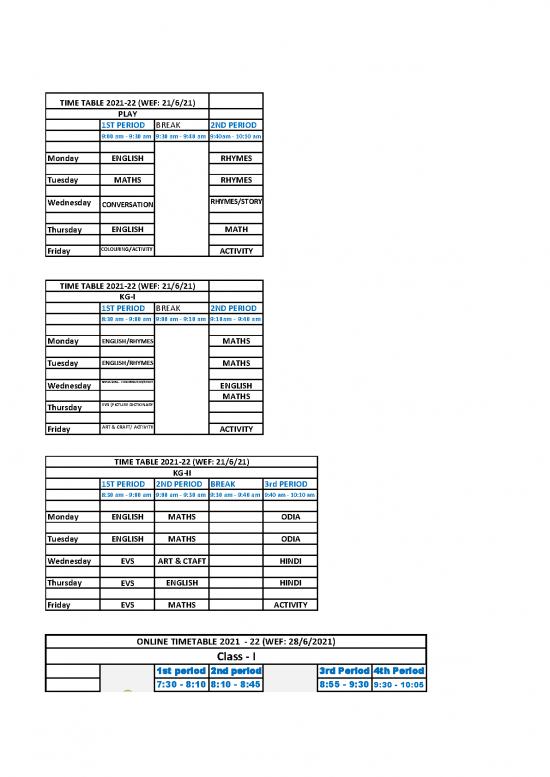 picture1_Online Time Table