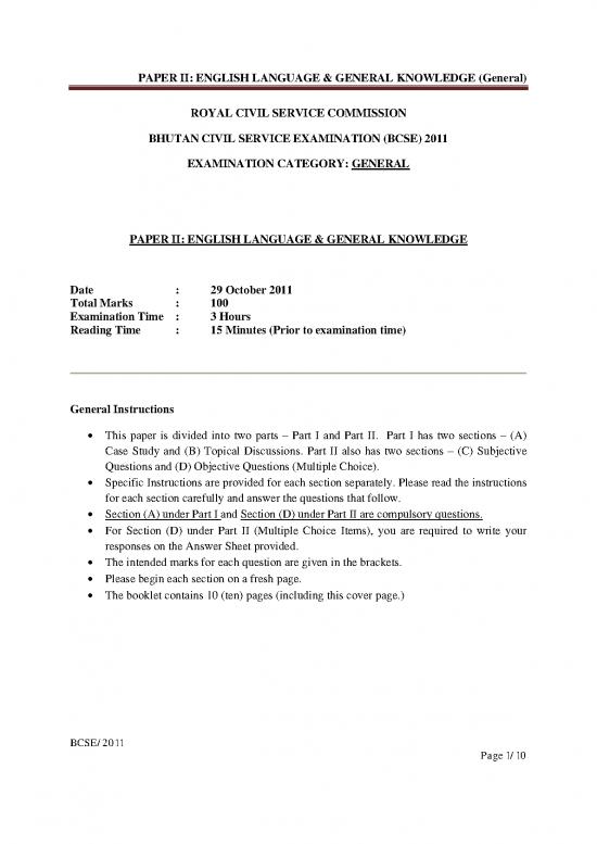 picture General Knowledge Pdf 123687 | Paper Ii