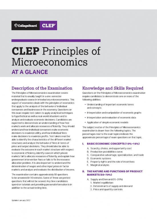 picture Economics Pdf 125311 | Principles Of Microeconomics Fact Sheet