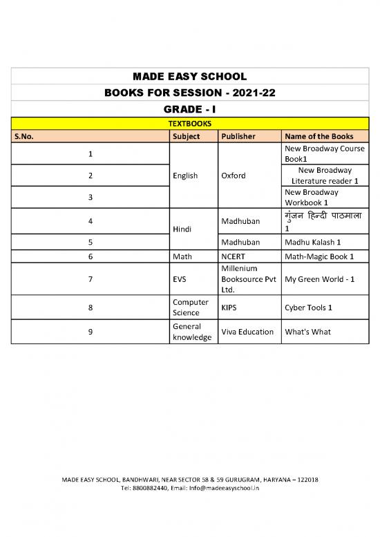picture General Science Pdf In English 125142 | Revised Book List